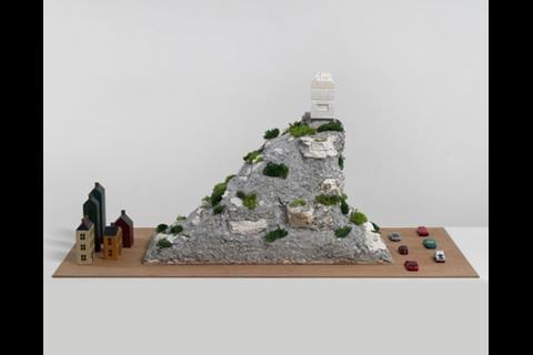 Rachel Whiteread's recycled mountain’ with a cast interior of a house